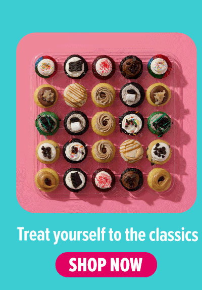 Treat yourself to the classics! Shop our latest & greatest cupcake 25-pack now.
