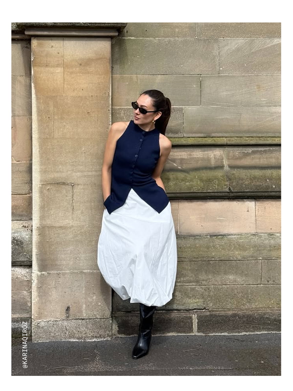 NOLA BUBBLE HEM SKIRT 