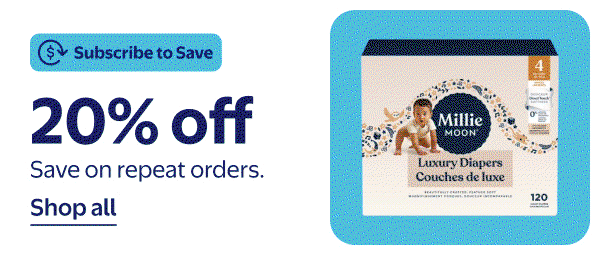 Subscribe to Save - 5% off - 15% off - 20% off - Save on repeat orders