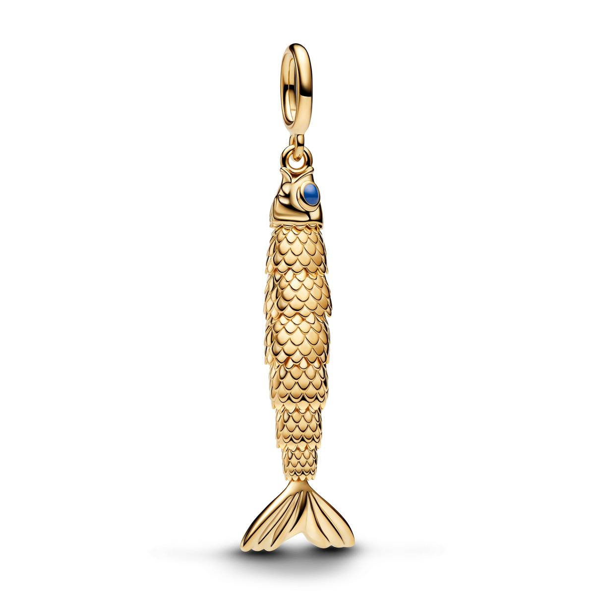 Pandora Gold Articulated Fish Dangle Charm