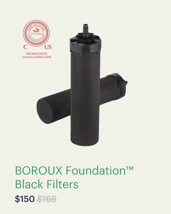 BOROUX Foundation™ Black Filters