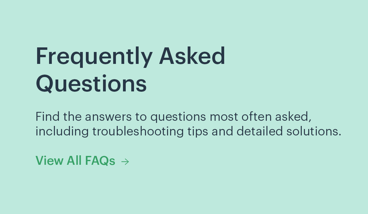 View All FAQs