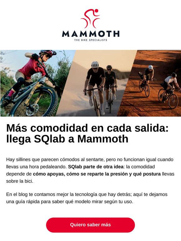 Más comodidad en cada salida: llega SQlab a Mammoth