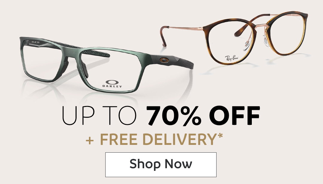 Explore our range of glasses | Up to 70% OFF + Free delivery* | Shop Now
