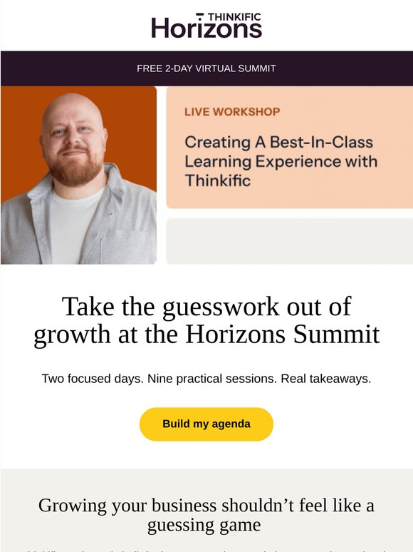 Your summit lineup is here