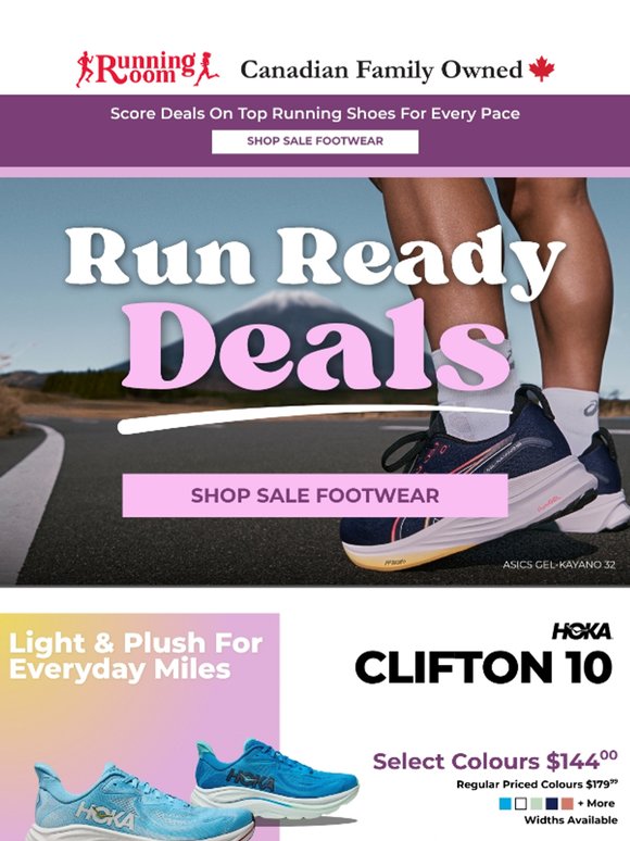 Ready, Set, SAVE! Footwear Deals Inside!