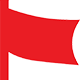 Red flag icon