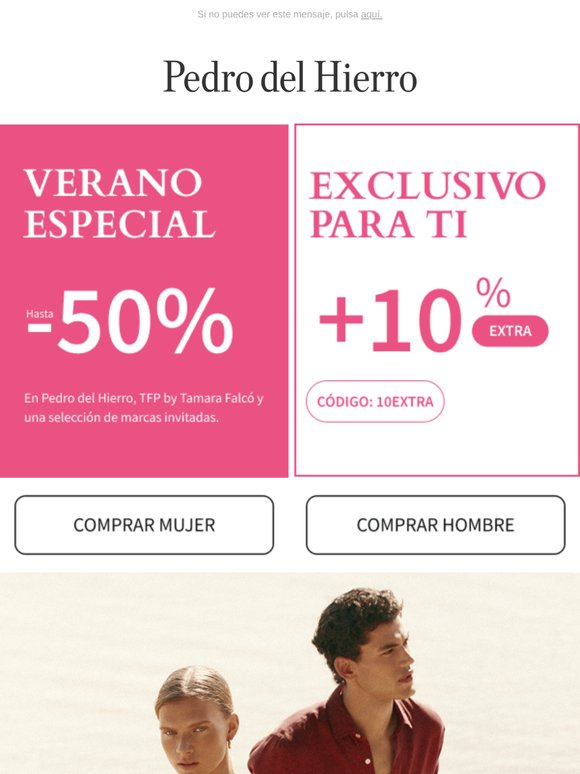 HASTA -50% +10% EXTRA para ti en VERANO ESPECIAL