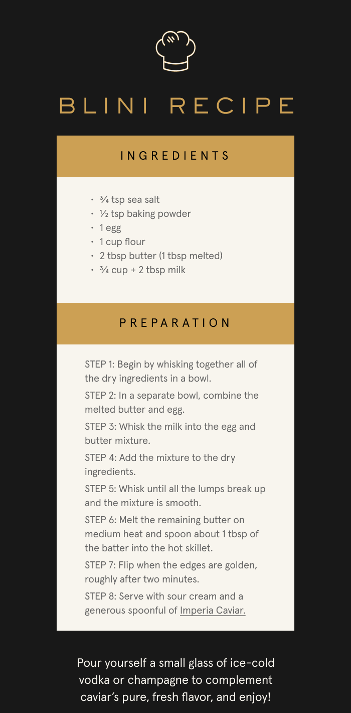 Blini recipe