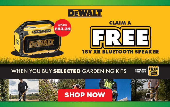 Claim Your FREE Dewalt Speaker