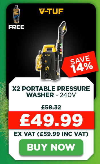 V-TUF V1 X2 Portable Pressure Washer - 240V