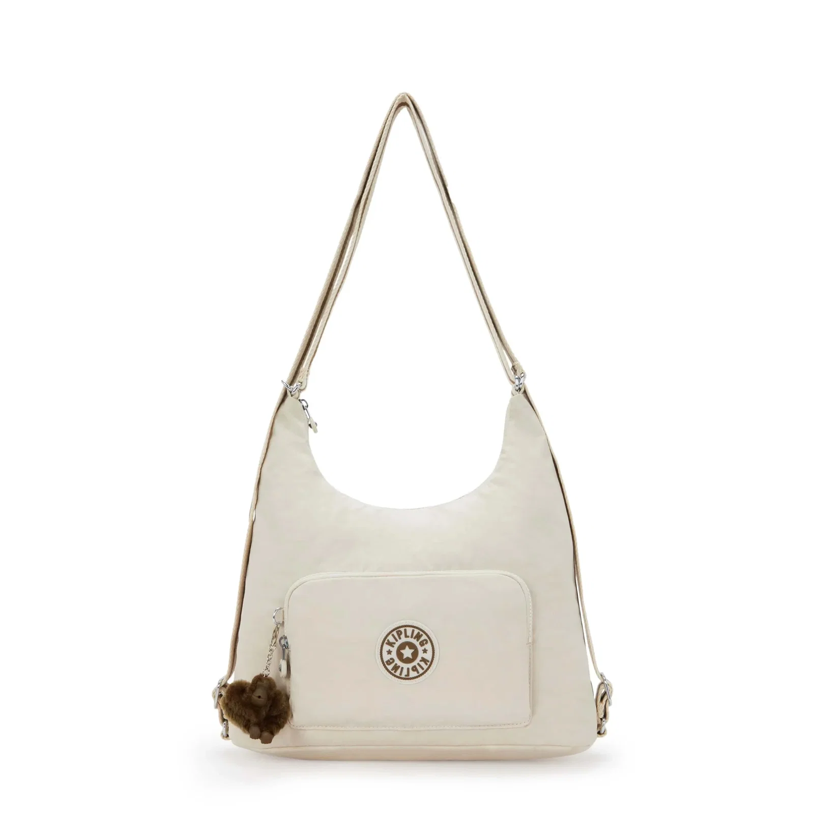Yenna Convertible Shoulder Bag Backpack-Soft Sand