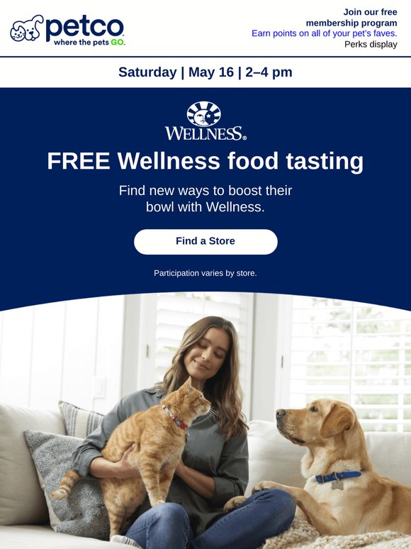 🍽 DISH OF THE DAY: FREE sample of Wellness!