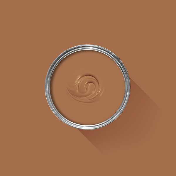 A photo looking down on a Farrow & Ball tin filled with Marmelo