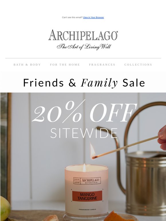 20% Off Sitewide ✨