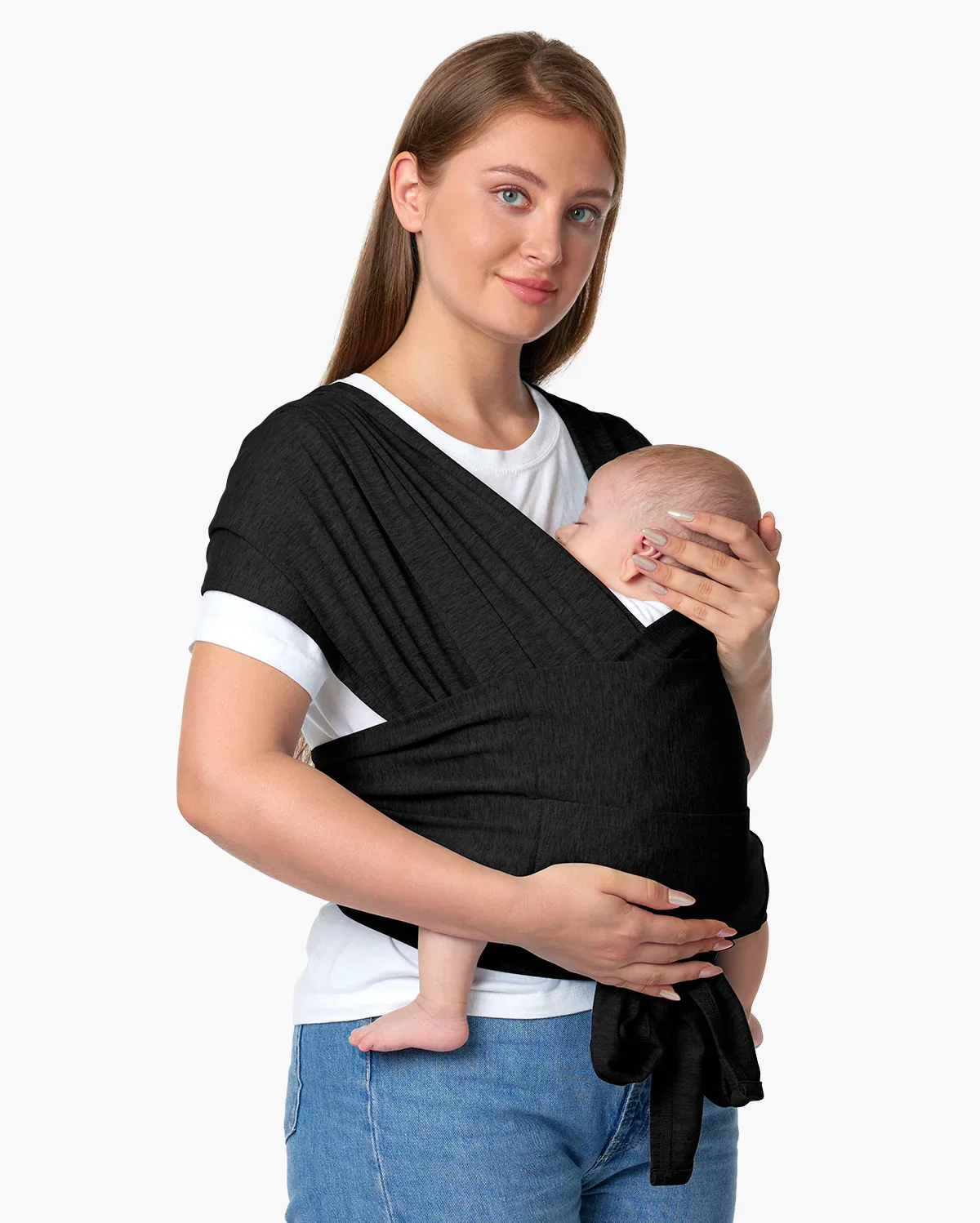 Image of Easy to Wear Hands Free - Baby Wrap Carrier