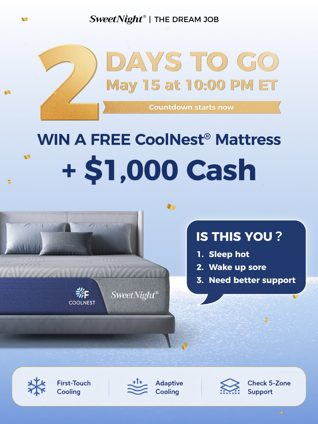 Apply May 15 to get paid while you sleep 😴💸