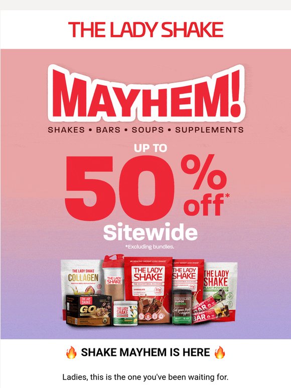 Ladies, Shake Mayhem is HERE 🔥