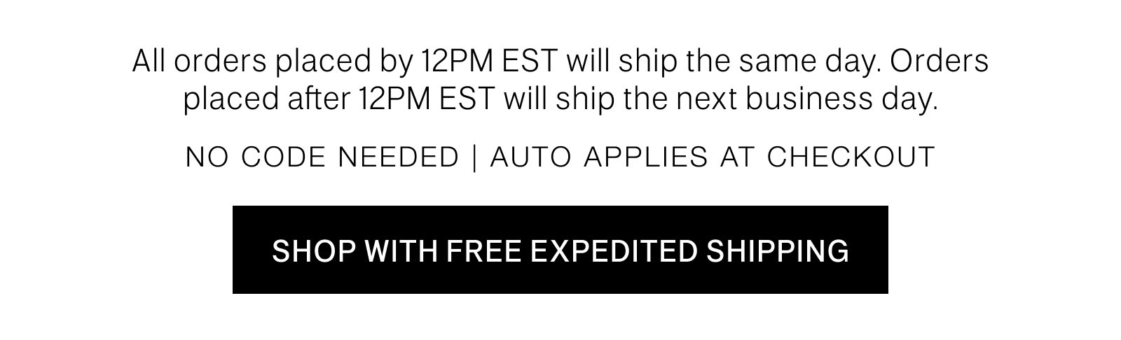 Onia Free Expedited Shipping