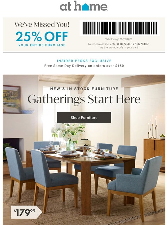 Just in: N-E-W Furniture ✨ See what dropped
