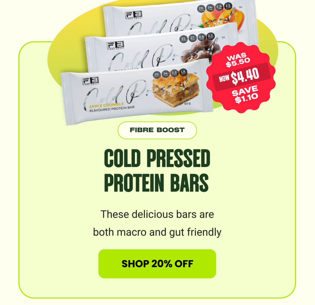 Cold Pressed Protein Bars