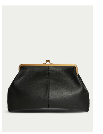 Grace Oversized Clutch Black