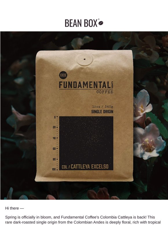It’s back! The dark floral Colombian