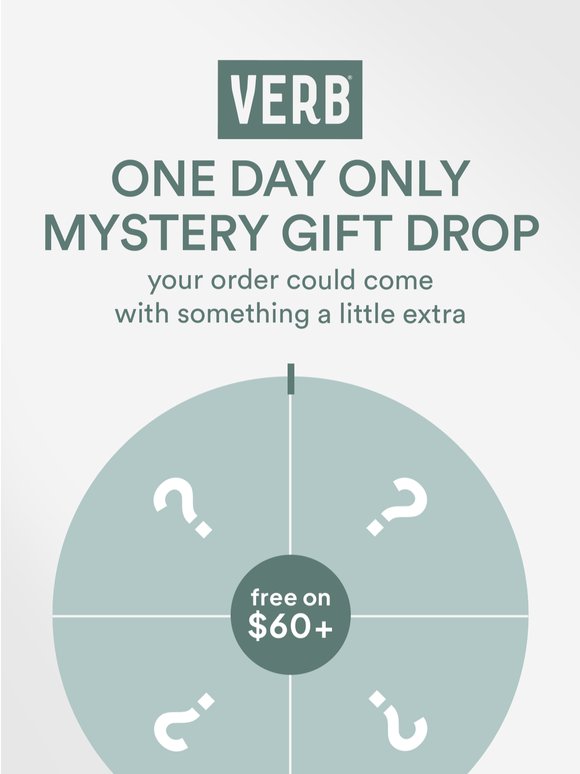 today only: your mystery gift awaits 👀