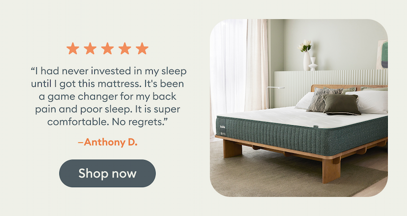 Review 2: "Customer feedback: A game changer for back pain and poor sleep. Super comfortable and no regrets."
