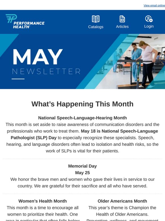 Your May Newsletter