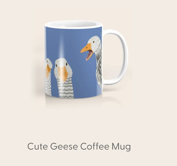 Cute Geese Coffee Mug