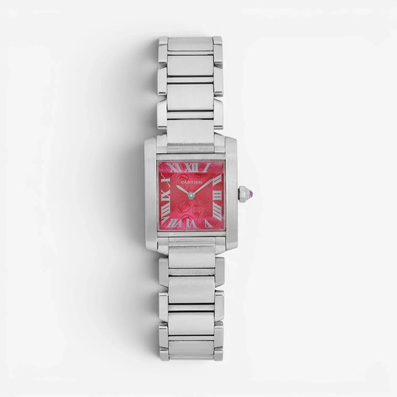 Image of Cartier Tank Francaise Stainless Steel Quartz Ladies Watch