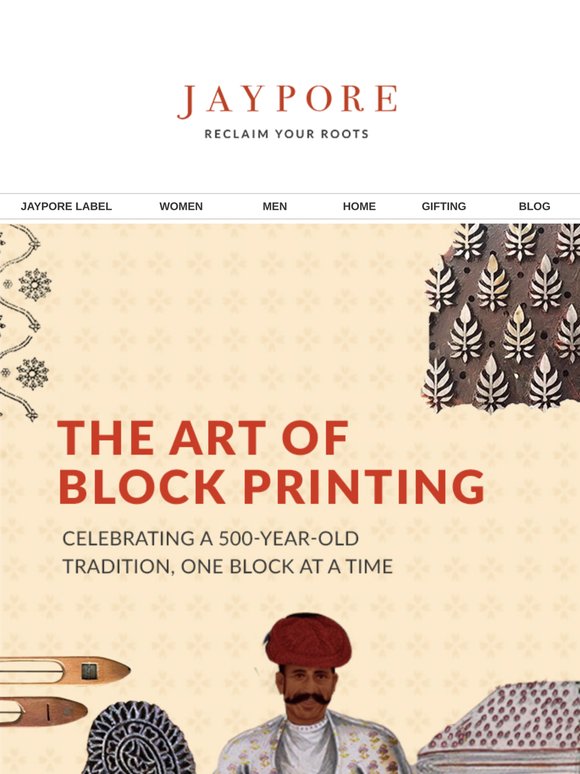 Hand Carved Block-Printed Story Awaits