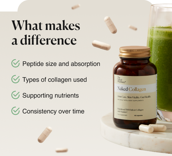 Key factors that influence how collagen works in the body