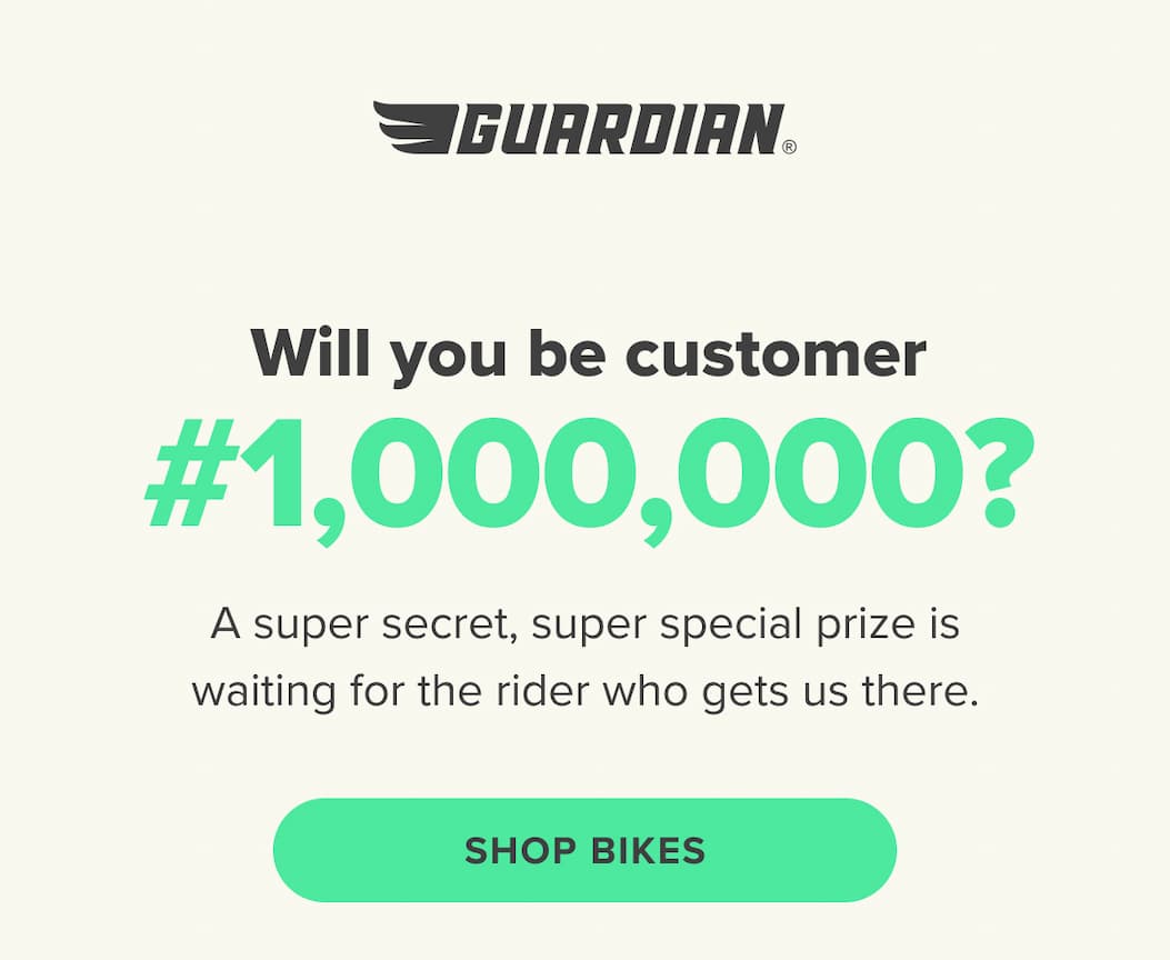 Will you be customer #1,000,000?