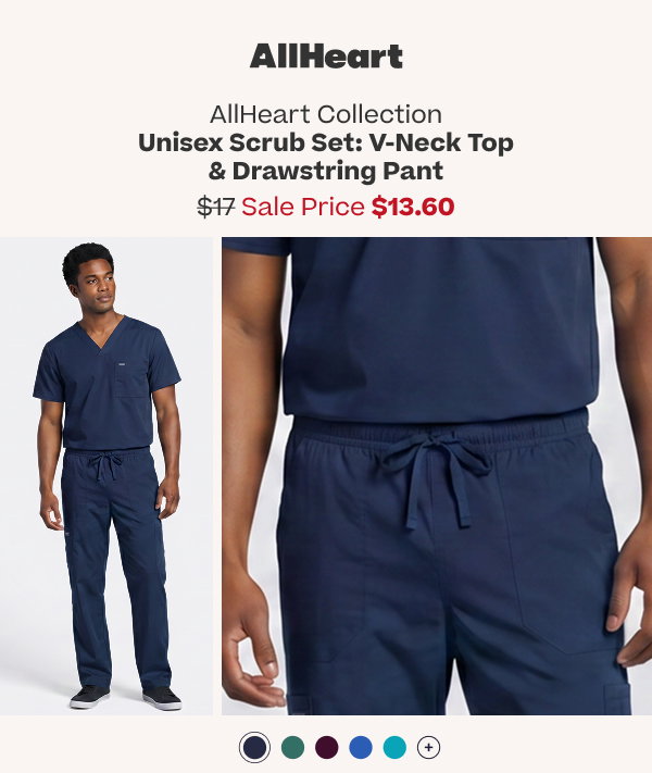 Allheart Unisex Scrub Set | $13.60