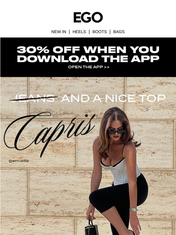 Capris Are The New Jeans