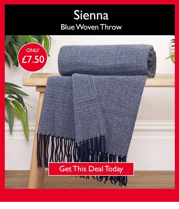 Sienna Blue Throw