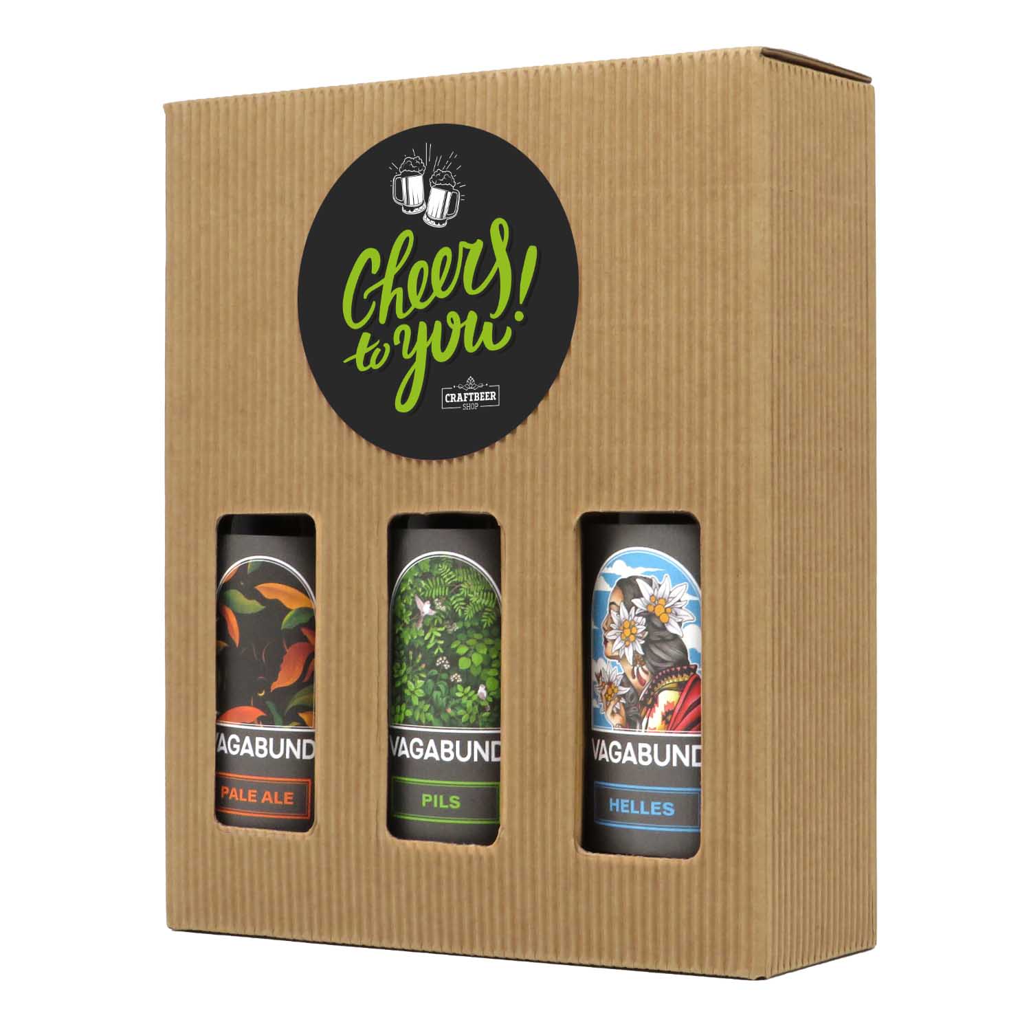 Vagabund Bier in Geschenkpackung 3x0,33l