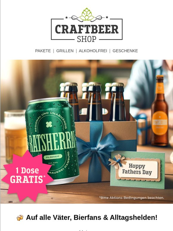 🍻 Vatertag feiern & gratis Bier abstauben