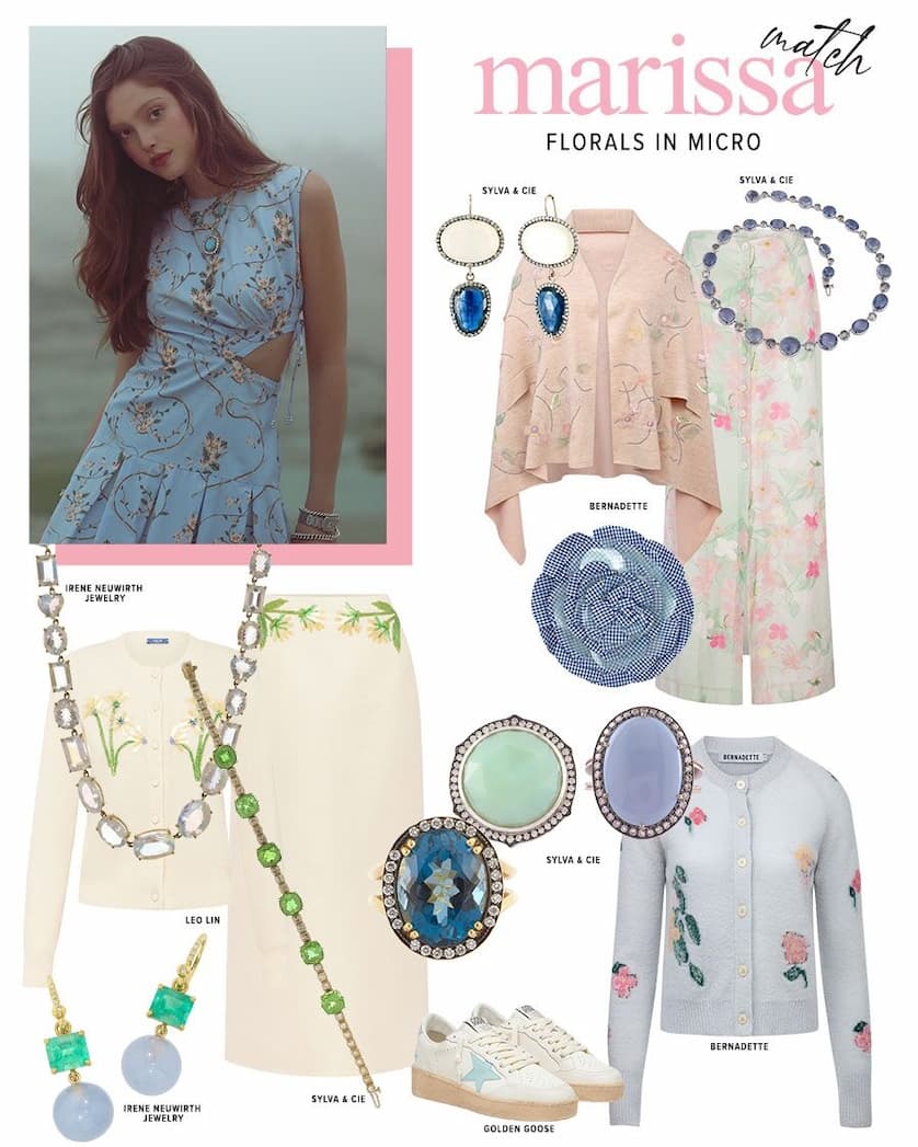 an image of a woman in pink outfit and accessories