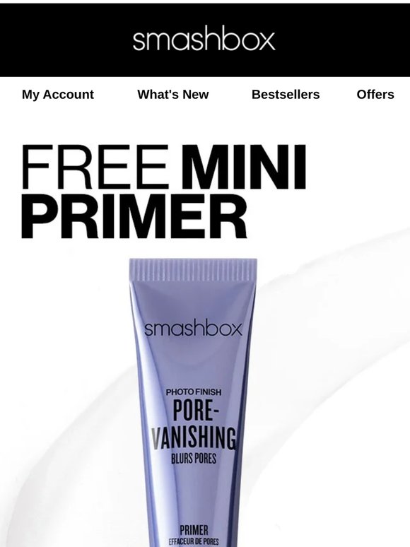 Pore-blurring. Bestselling. Yours free.
