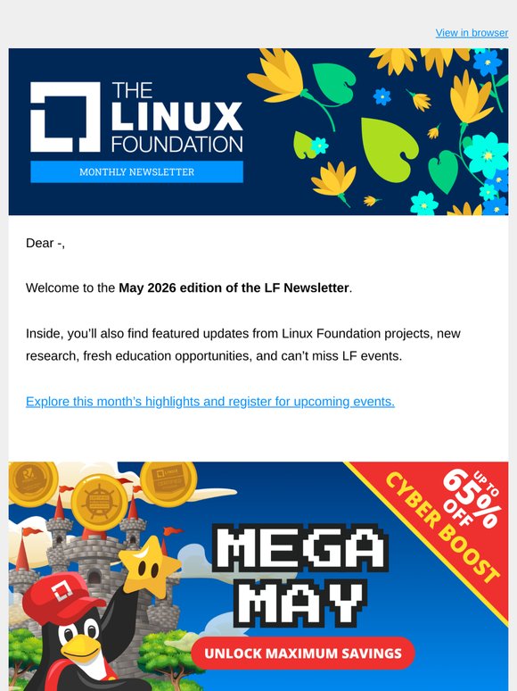 Linux Foundation 🗞️ May 2026 Edition