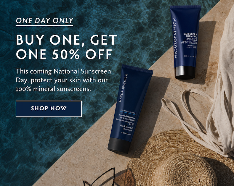 Buy 1 Sunscreen, Get 1 Sunscreen 50% OFF