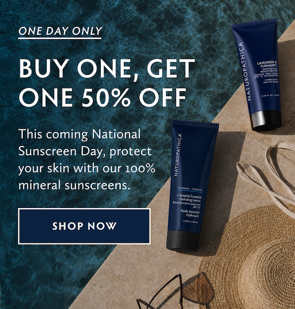 Buy 1 Sunscreen, Get 1 Sunscreen 50% OFF