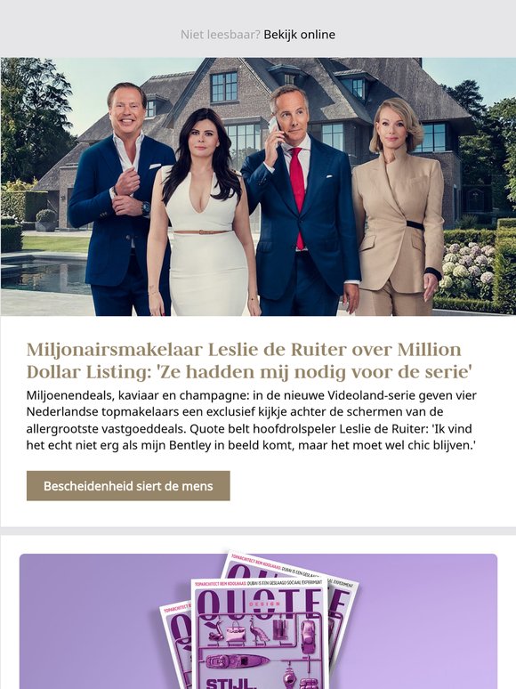 De financiële reis van de Hondius & Miljonairsmakelaar ﻿Leslie de Ruiter over Million Dollar Listing: 'Ze hadden mij nodig voor de serie'