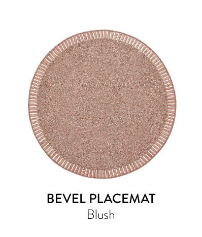 Bevel Placemat in Blush