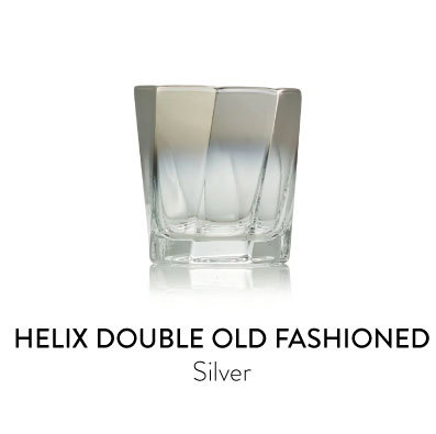Helix Double Old Fashioned In Silver Sale price