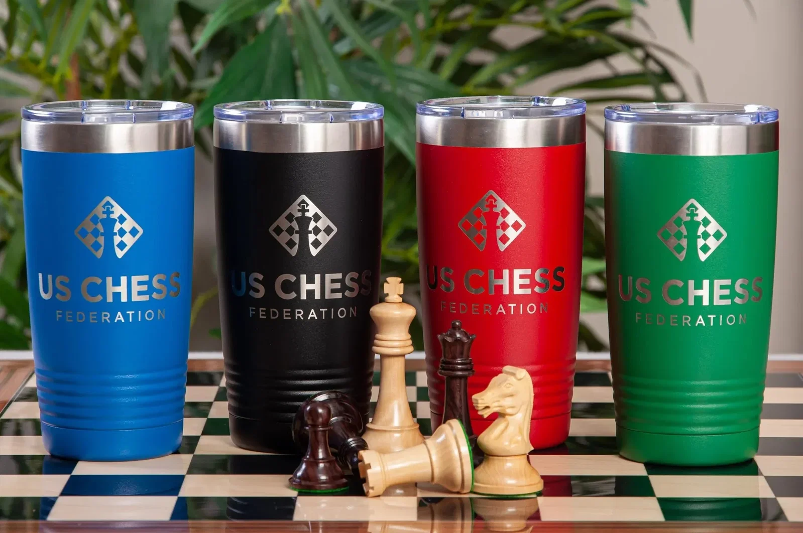 Image of US Chess Federation Engraved 20 oz. Tumbler