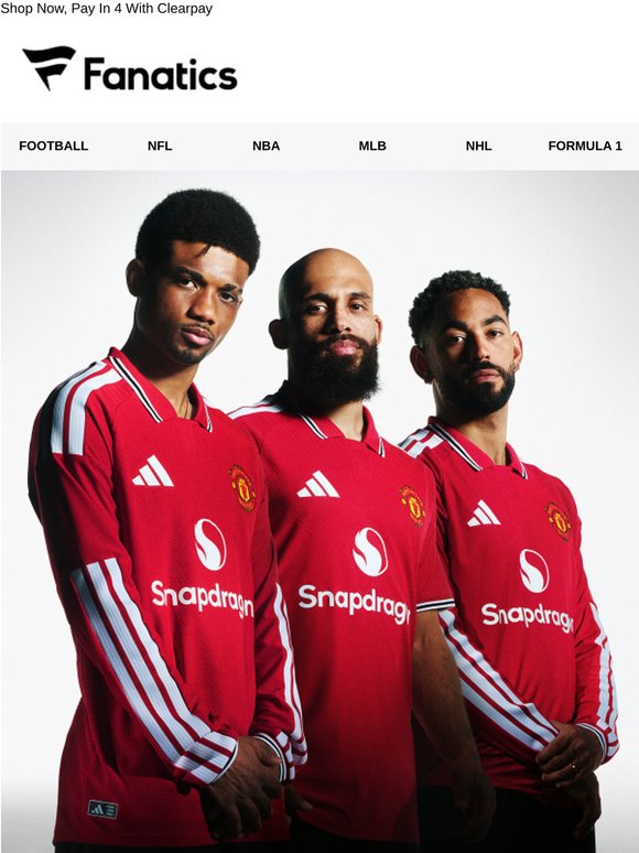 New adidas x Manchester United Home Kit